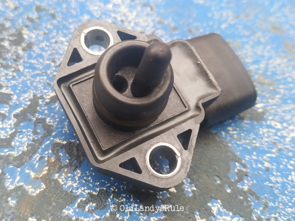 Close up of a clean Discovery 2 MAP Sensor